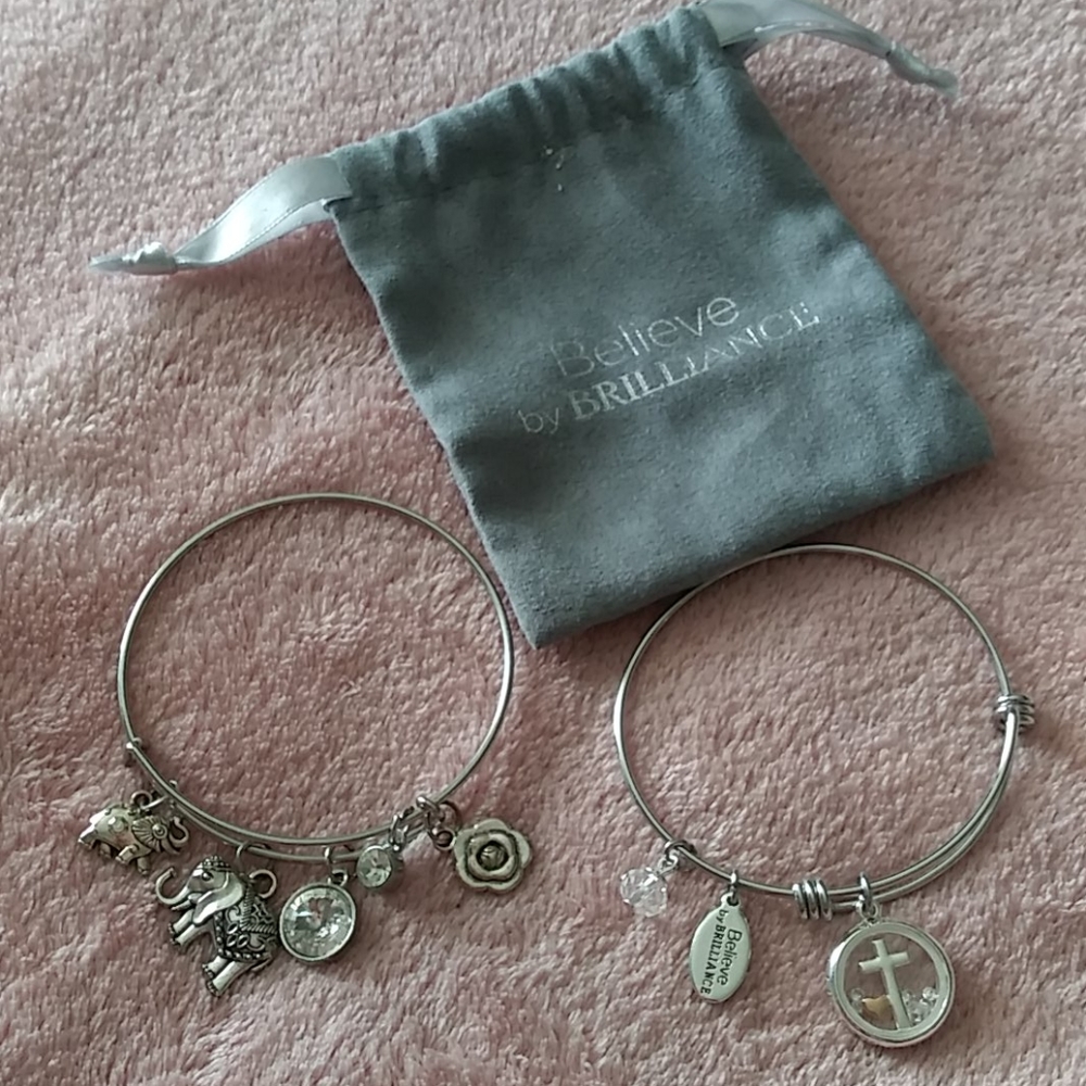 Stainless Steel bangle bracelets (2)